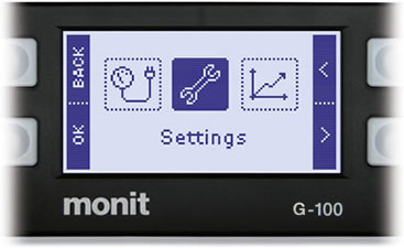 Easy-to-use Monit menu design