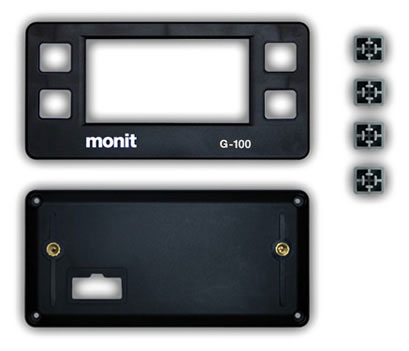 Monit case parts with excellent industrial design