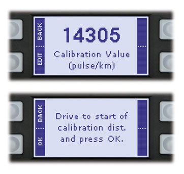 Monit 5-digit calibration screen with easy-to-use instructions